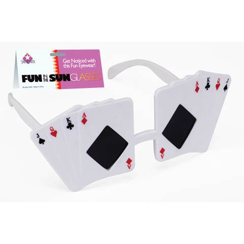 (image for) White Poker Sunglasses